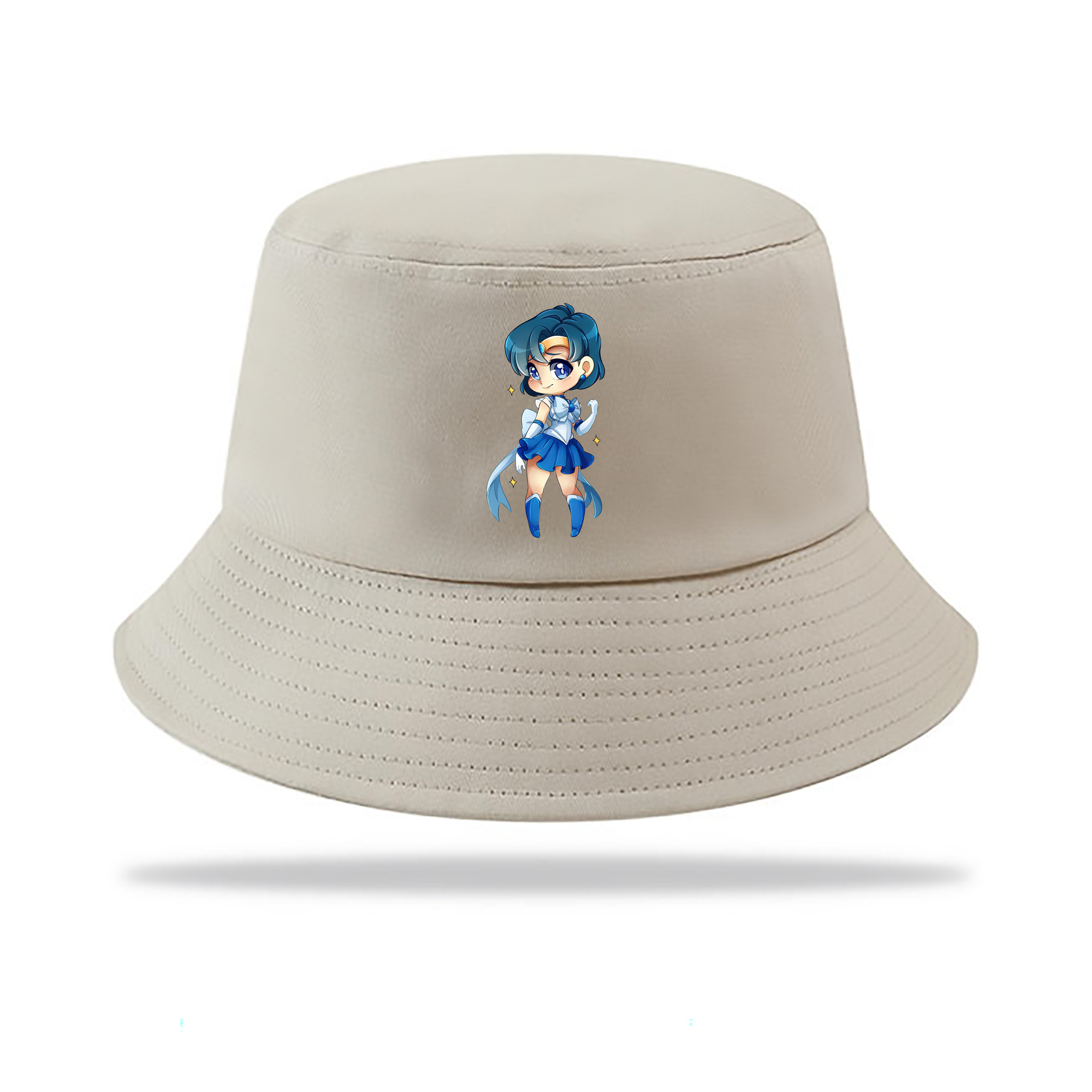 （画像用） 美少女戦士セーラームーン 水野 亜美 みずの あみ Sailor Moon Mizuno Ami アウトドア日除けバケットハット